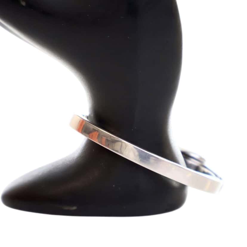 Hermès Sterling Silver Galop Bracelet Silver Silver Good condition - Back View