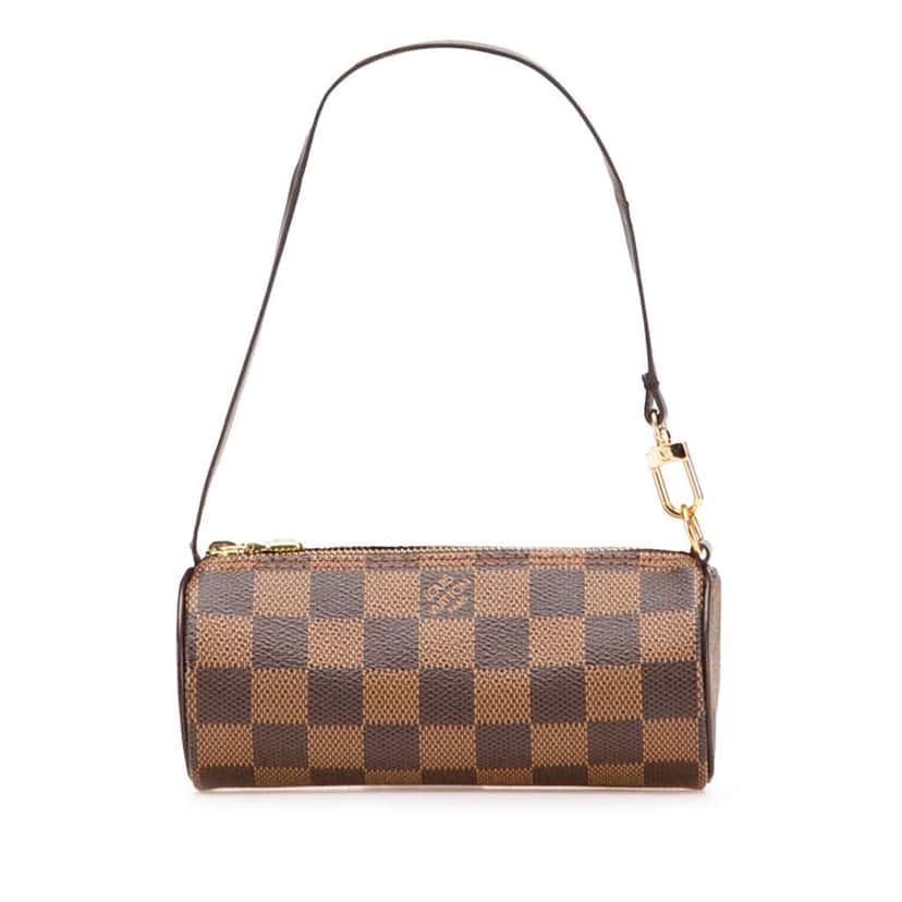 Louis Vuitton Damier Ebene Papillon Pochette Brown Canvas Good condition - Front View