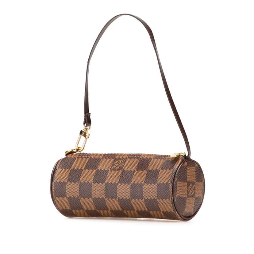Louis Vuitton Damier Ebene Papillon Pochette Brown Canvas Good condition - Back View