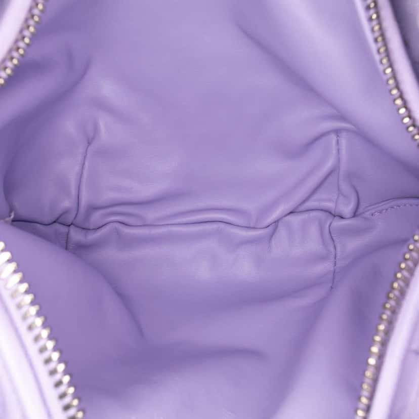 Bottega Veneta Mini Nappa Intrecciato Jodie Purple Leather Good condition - Model View