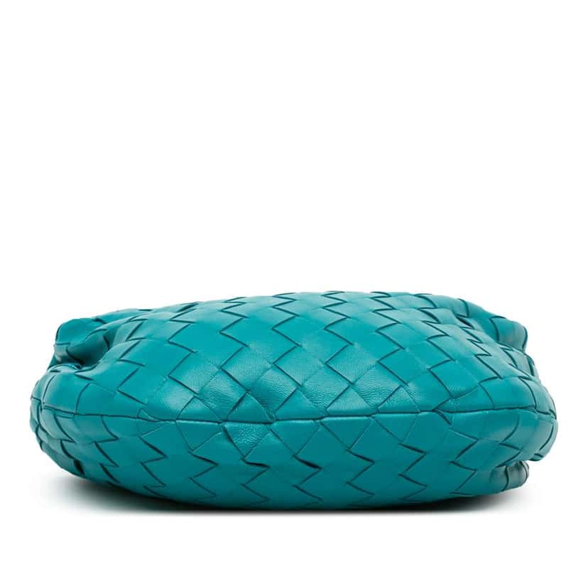 Bottega Veneta Mini Nappa Intrecciato Jodie Blue Leather Good condition - Inside View
