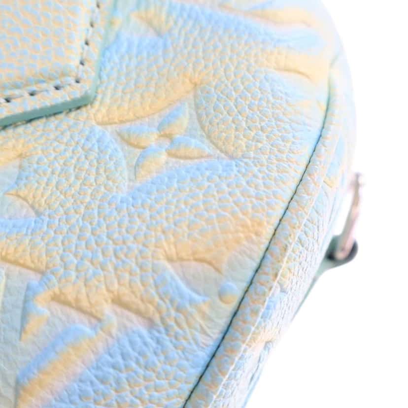 Louis Vuitton Monogram Empreinte Summer Stardust Speedy Bandouliere 20 Blue Leather Good condition - Box View