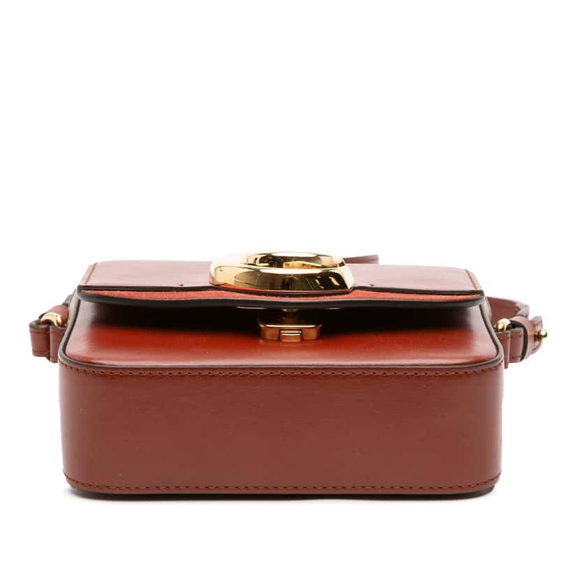 Chloé Mini Leather C Satchel Brown Leather Good condition - Inside View