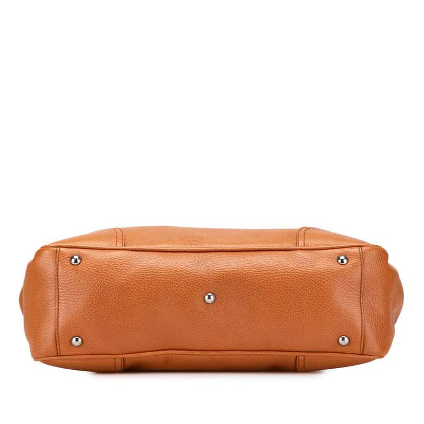 Gucci Leather Princy Tote Brown Leather Fair condition - Inside View