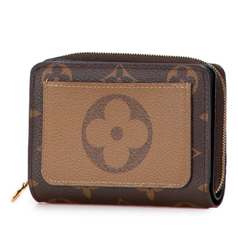 Louis Vuitton Monogram Bifold Lou Wallet Brown Good condition - Back View