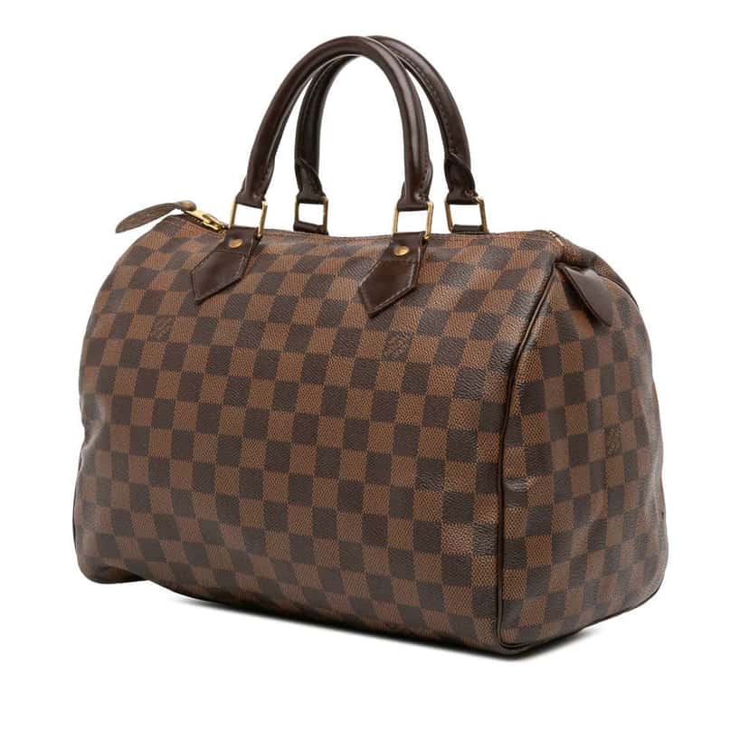 Louis Vuitton Damier Ebene Speedy 30 Brown Good condition - Back View