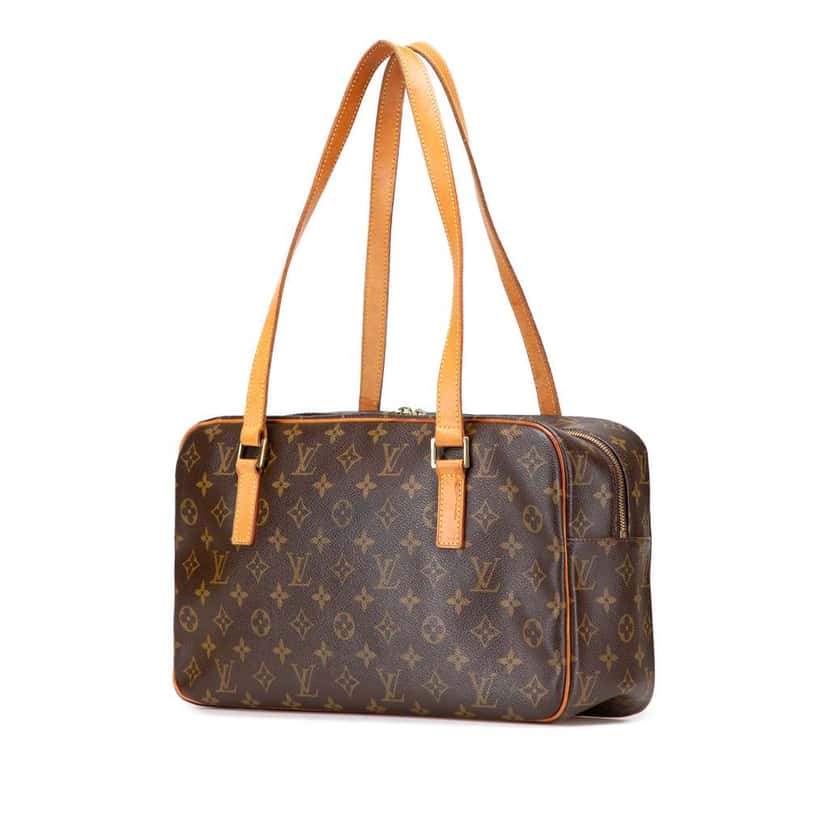 Louis Vuitton Monogram Cite GM Brown Canvas Good condition - Back View