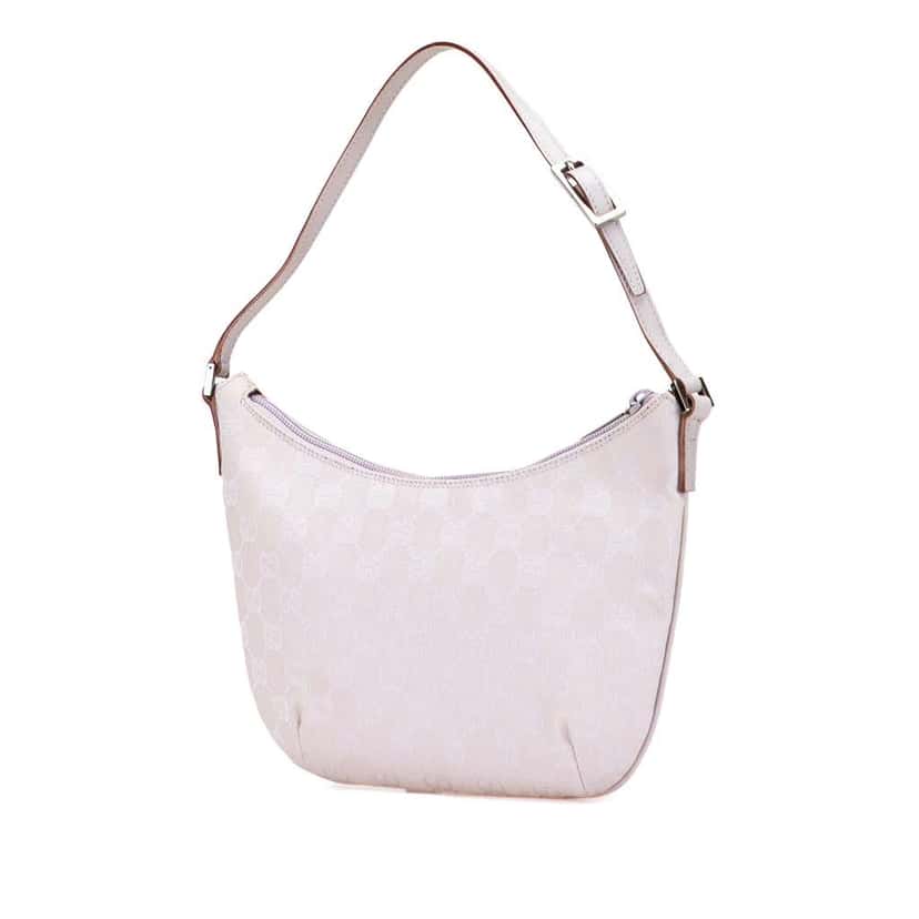 Gucci GG Canvas Shoulder Bag Purple Canvas Good condition - Back View