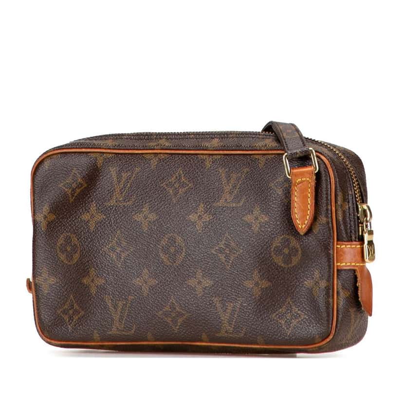 Louis Vuitton Monogram Pochette Marly Bandouliere Brown Good condition - Back View