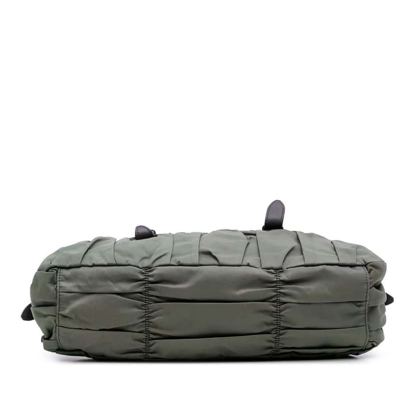 Prada Tessuto Gaufre Satchel Green Good condition - Inside View