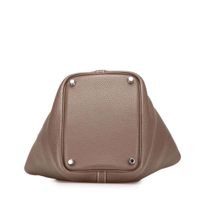 Hermès Clemence Picotin Lock 18 Brown Leather Good condition - Inside View