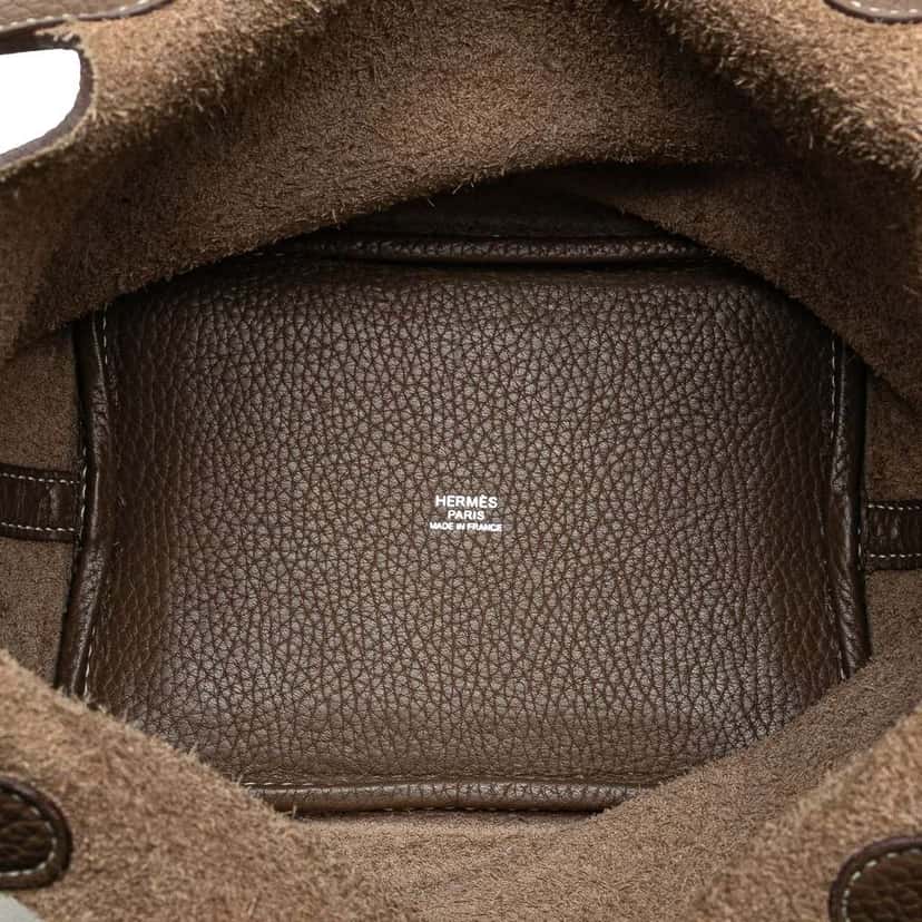 Hermès Clemence Picotin Lock 18 Brown Leather Good condition - Model View