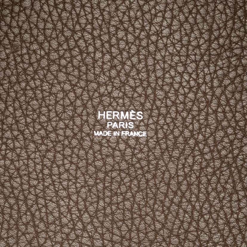 Hermès Clemence Picotin Lock 18 Brown Leather Good condition - Box View