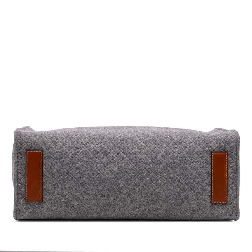 Gucci Diamante Wool Tote Grey Wool Good condition - Inside View