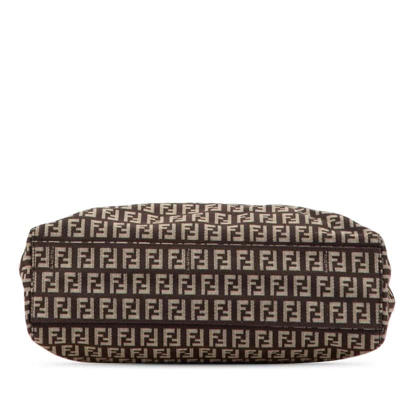 Fendi Zucchino Canvas Tote Brown Canvas Good condition - Inside View