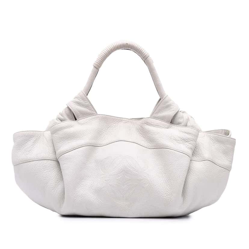 Loewe Nappa Aire White Leather Good condition - Front View