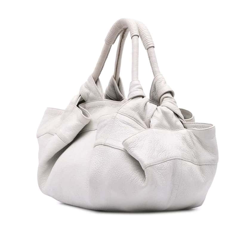 Loewe Nappa Aire White Leather Good condition - Back View