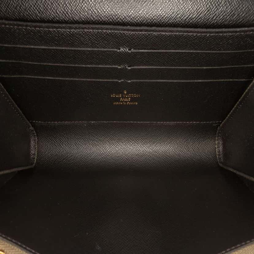 Louis Vuitton Kansai Yamamoto Monogram and Epi Kabuki Twist Wallet on Chain Brown Very good condition - Model View