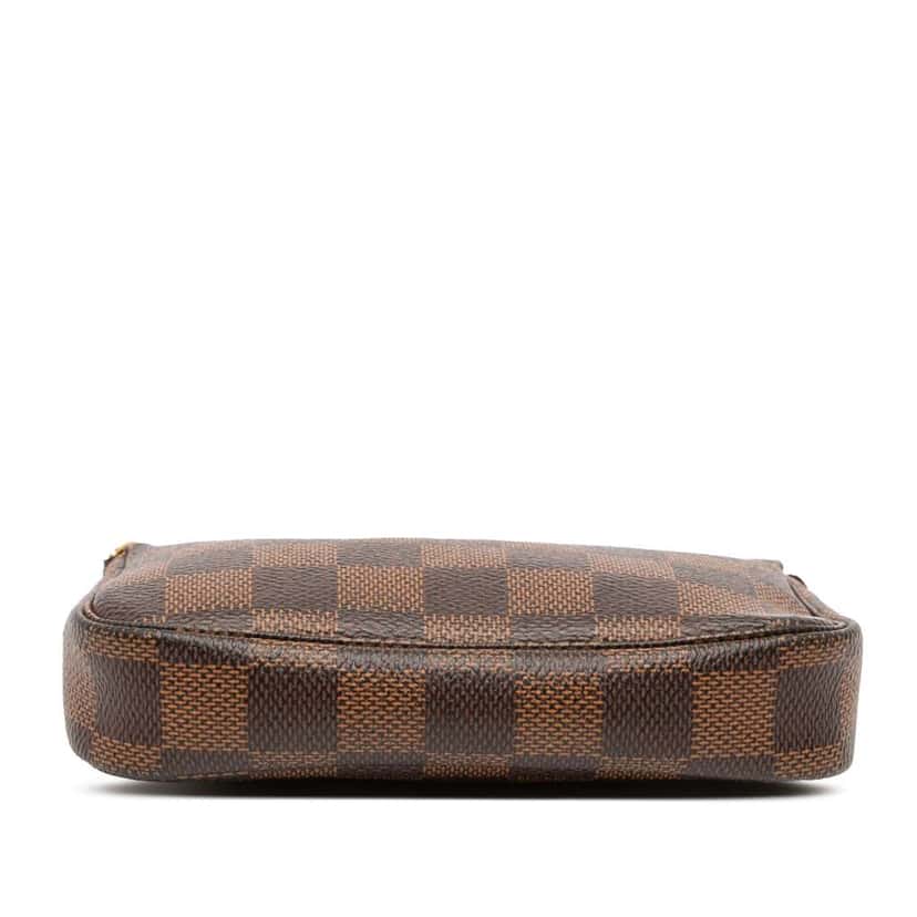 Louis Vuitton Damier Ebene Mini Pochette Accessoires Brown Good condition - Inside View