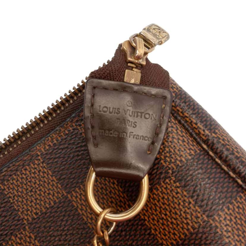Louis Vuitton Damier Ebene Mini Pochette Accessoires Brown Good condition - Box View
