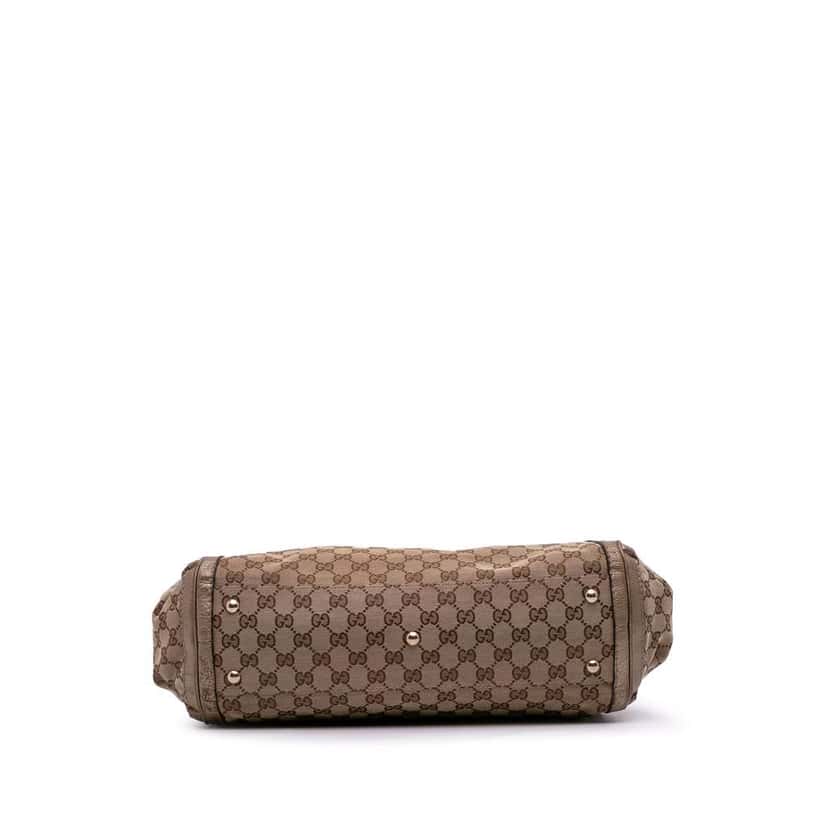 Gucci Large GG Canvas Bella Satchel Brown Canvas Good condition - Inside View