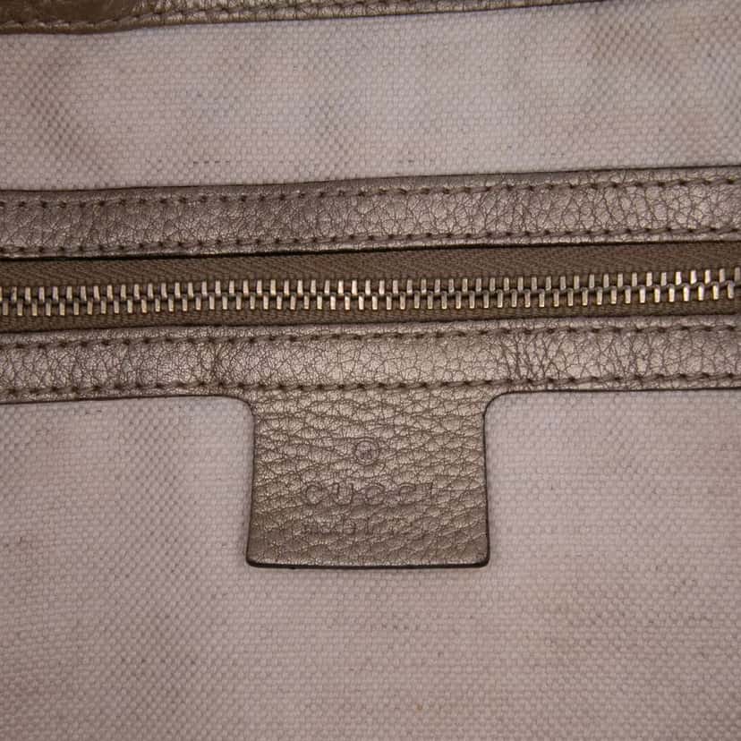 Gucci Large GG Canvas Bella Satchel Brown Canvas Good condition - Box View