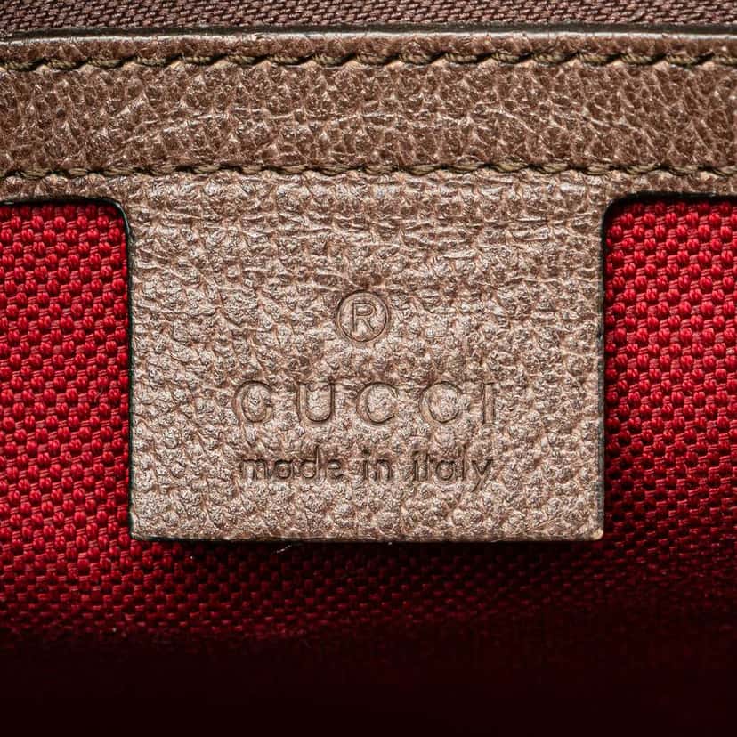 Gucci GG Supreme Soft Trunk Crossbody Brown Canvas Good condition - Box View