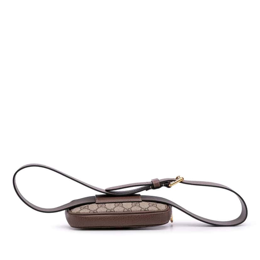 Gucci GG Supreme Web Ophidia Belt Bag Brown Canvas Good condition - Inside View