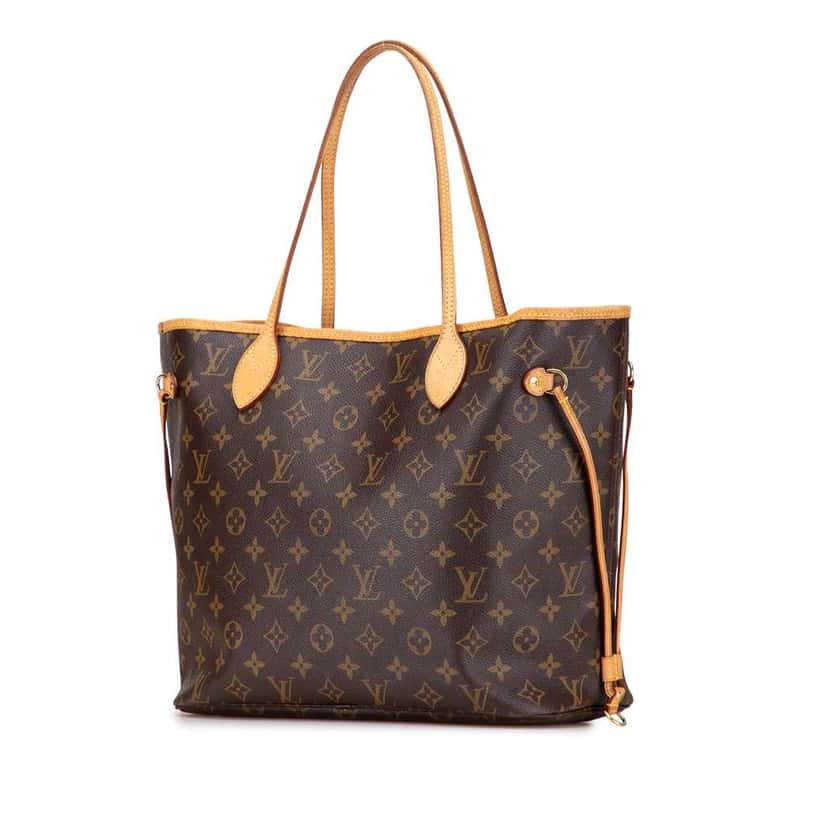 Louis Vuitton Monogram Neverfull MM Brown Good condition - Back View