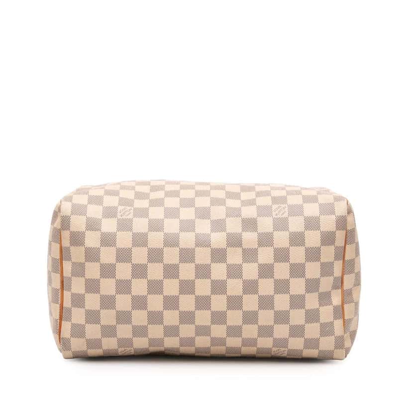 Louis Vuitton Damier Azur Speedy 30 White Good condition - Inside View