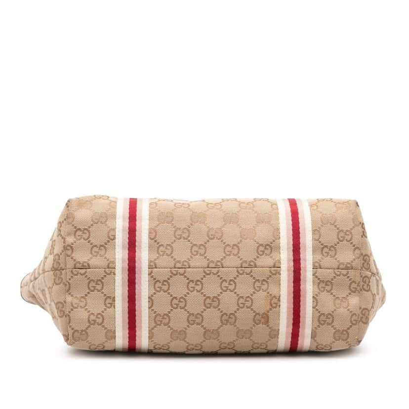 Gucci GG Canvas Jolicoeur Tote Brown Canvas Good condition - Inside View
