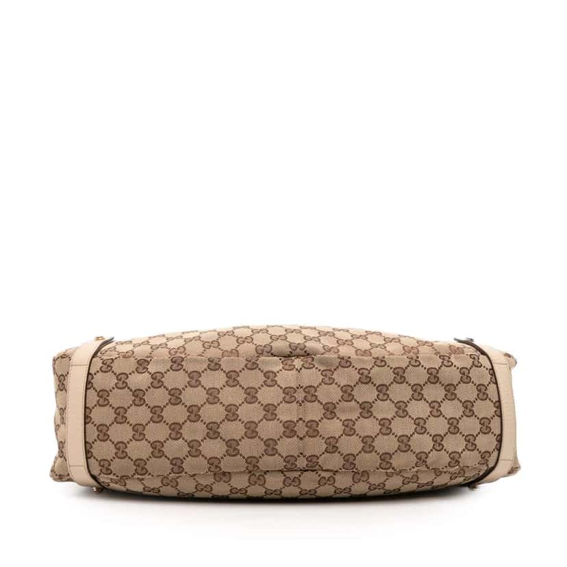 Gucci GG Canvas Abbey D Ring Tote Brown Canvas Good condition - Inside View
