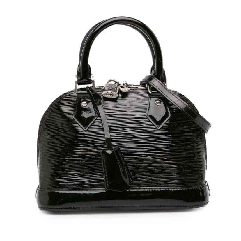 Louis Vuitton Electric Epi Alma BB Black Leather Good condition - Front View