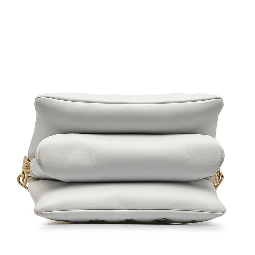 Louis Vuitton Monogram Garden Coussin PM White Leather Good condition - Model View