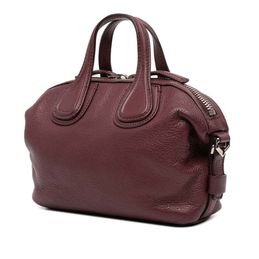 Givenchy Micro Leather Nightingale Satchel Red Leather Good condition - Back View