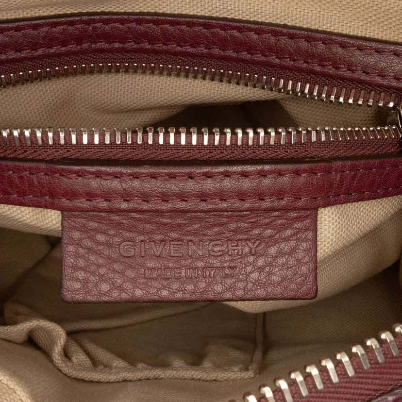 Givenchy Micro Leather Nightingale Satchel Red Leather Good condition - Box View