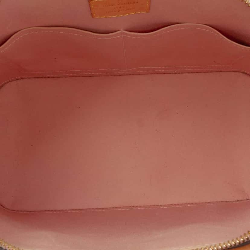 Louis Vuitton Monogram Vernis Alma PM Brown Leather Good condition - Model View