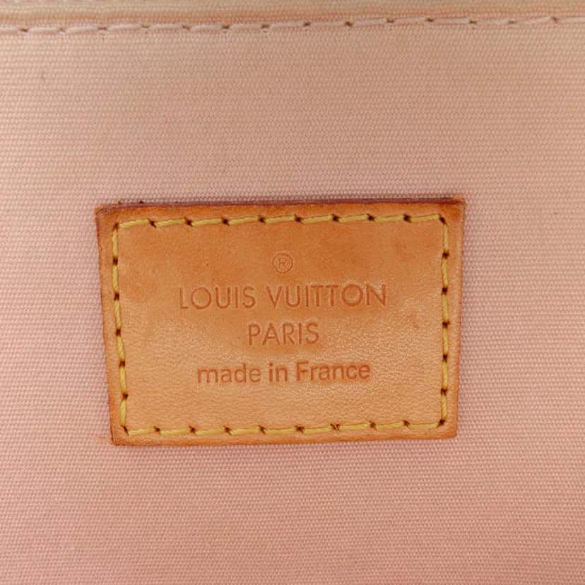 Louis Vuitton Monogram Vernis Alma PM Brown Leather Good condition - Box View