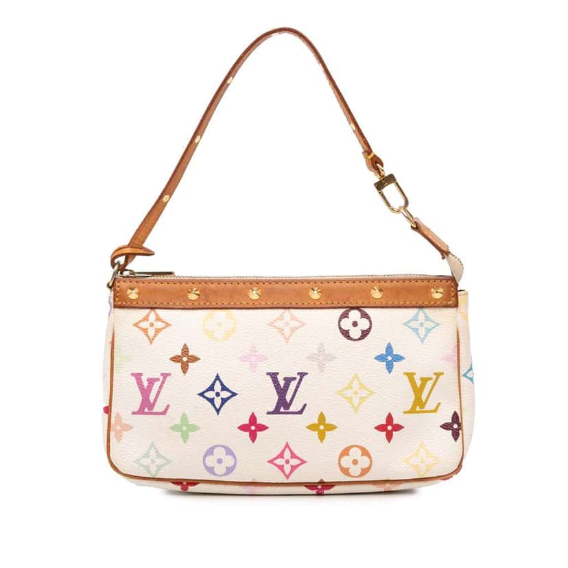 Louis Vuitton Monogram Multicolore Pochette Accessoires White Good condition - Front View
