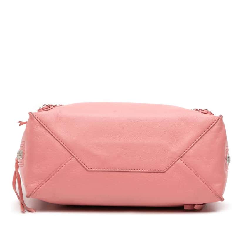 Balenciaga Mini Leather Papier A4 Zip Around Tote Pink Leather Good condition - Inside View