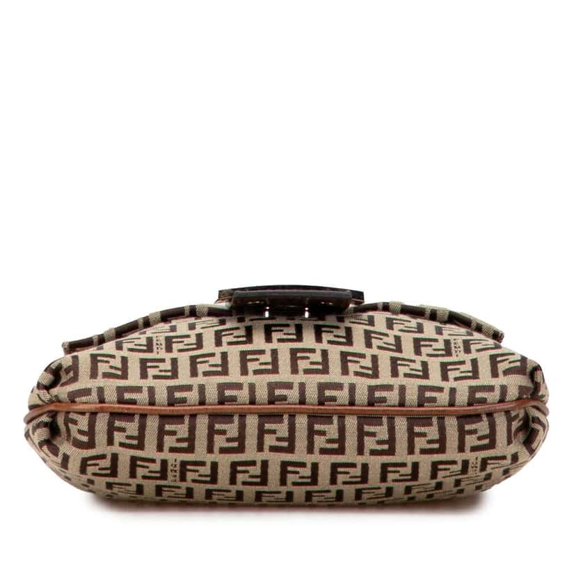 Fendi Zucchino Canvas Crossbody Brown Canvas Very good condition - Inside View