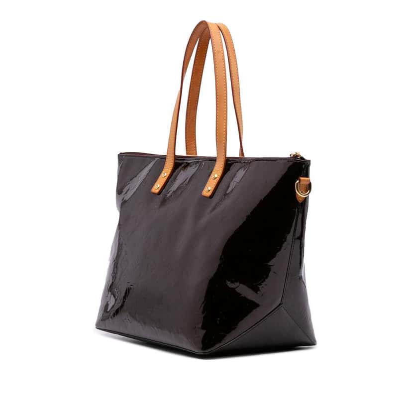 Louis Vuitton Monogram Vernis Bellevue GM Purple Leather Good condition - Back View