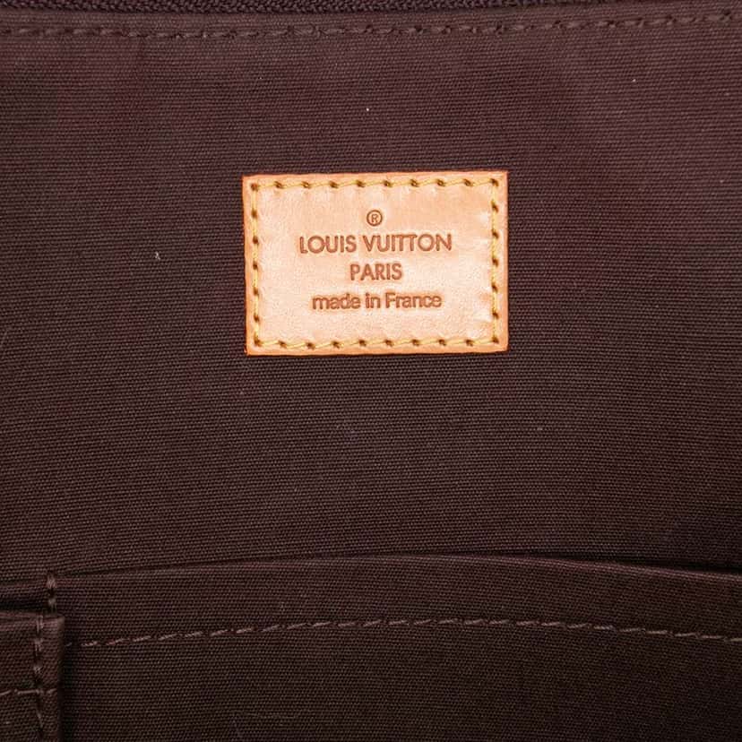 Louis Vuitton Monogram Vernis Bellevue GM Purple Leather Good condition - Box View