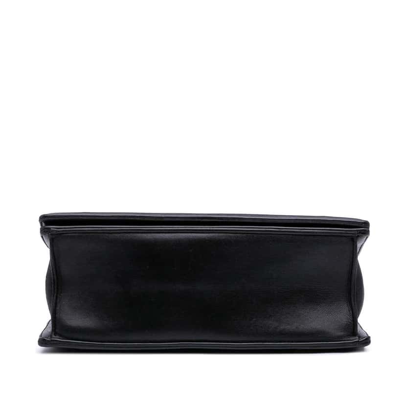 Dior Medium Studded Lambskin Diorama Flap Black Leather Good condition - Inside View