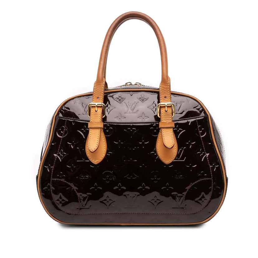 Louis Vuitton Monogram Vernis Summit Drive Purple Leather Good condition - Front View