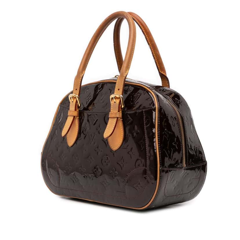 Louis Vuitton Monogram Vernis Summit Drive Purple Leather Good condition - Back View
