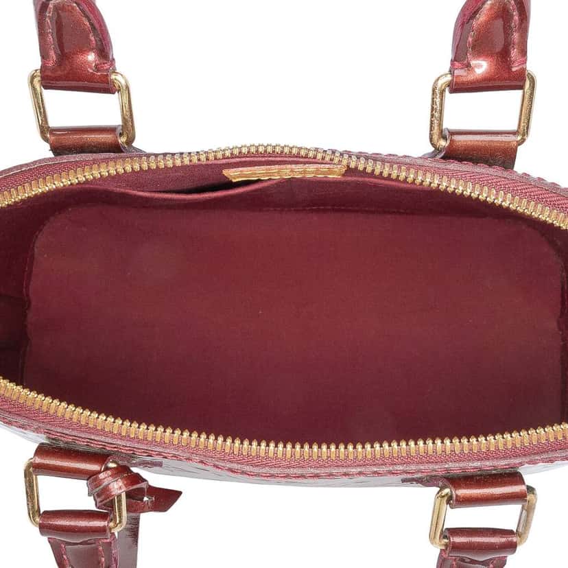 Louis Vuitton Monogram Vernis Alma PM Red Leather Good condition - Model View