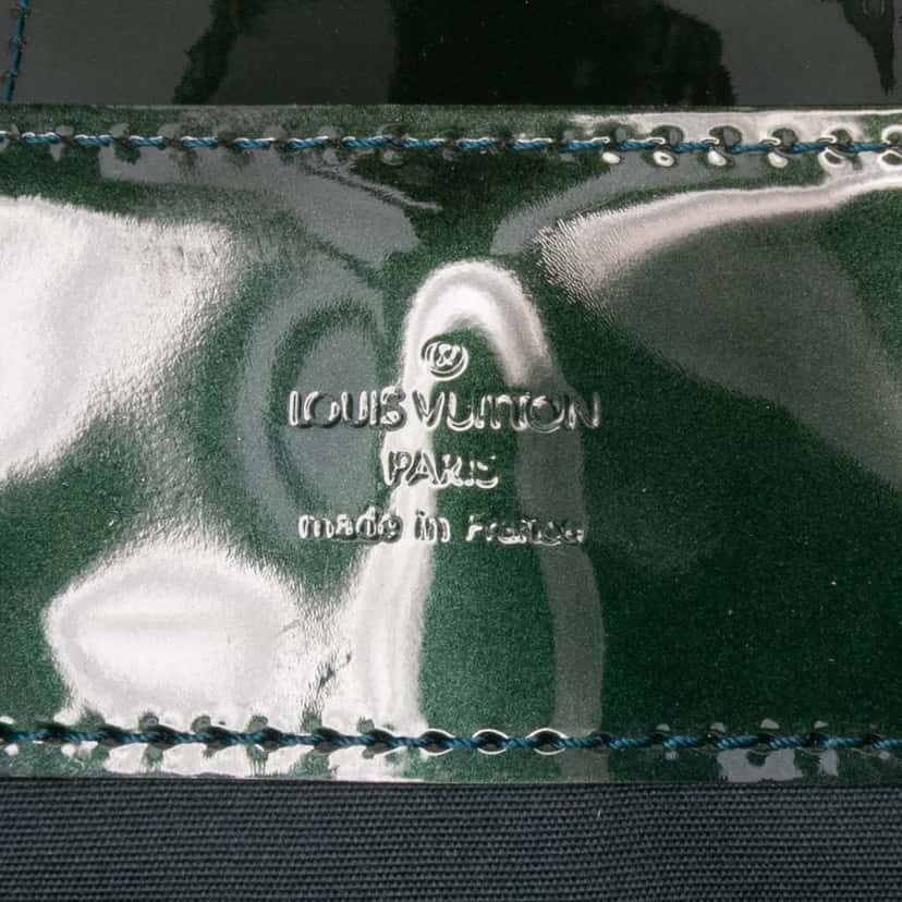 Louis Vuitton Monogram Vernis Melrose Avenue Green Leather Good condition - Box View