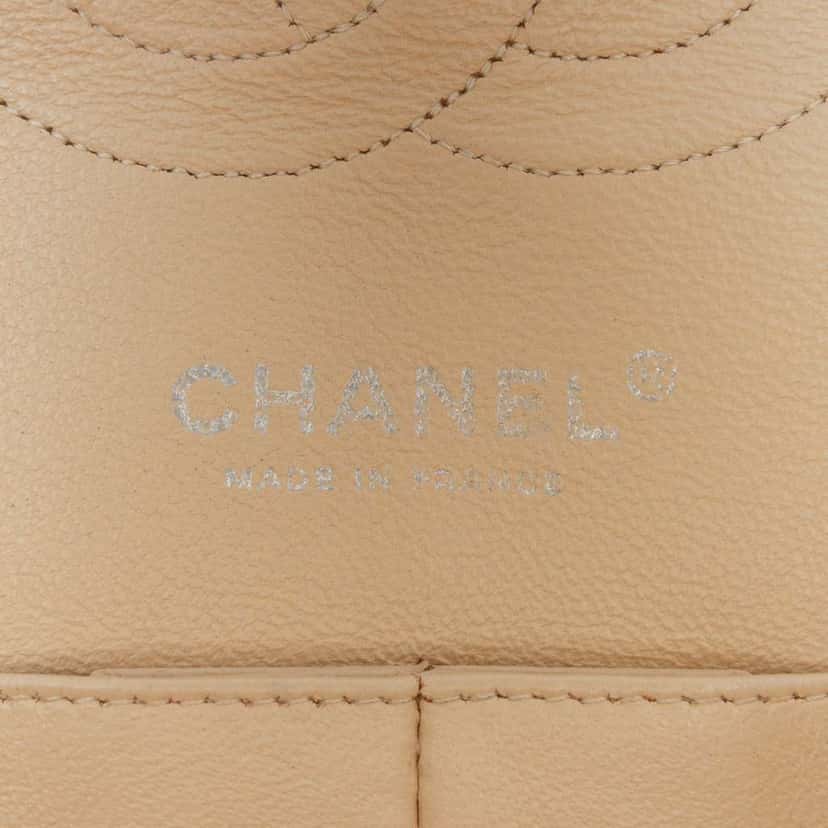 Chanel Medium Classic Lambskin Double Flap Brown Leather Good condition - Box View