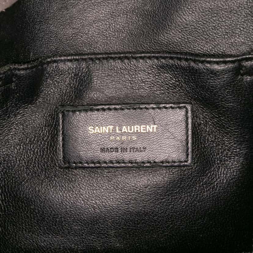 Saint Laurent Nano Leather Sac De Jour Grey Leather Good condition - Box View